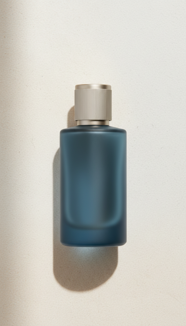 Steel Blue Signature Fragrance Glass Bottle